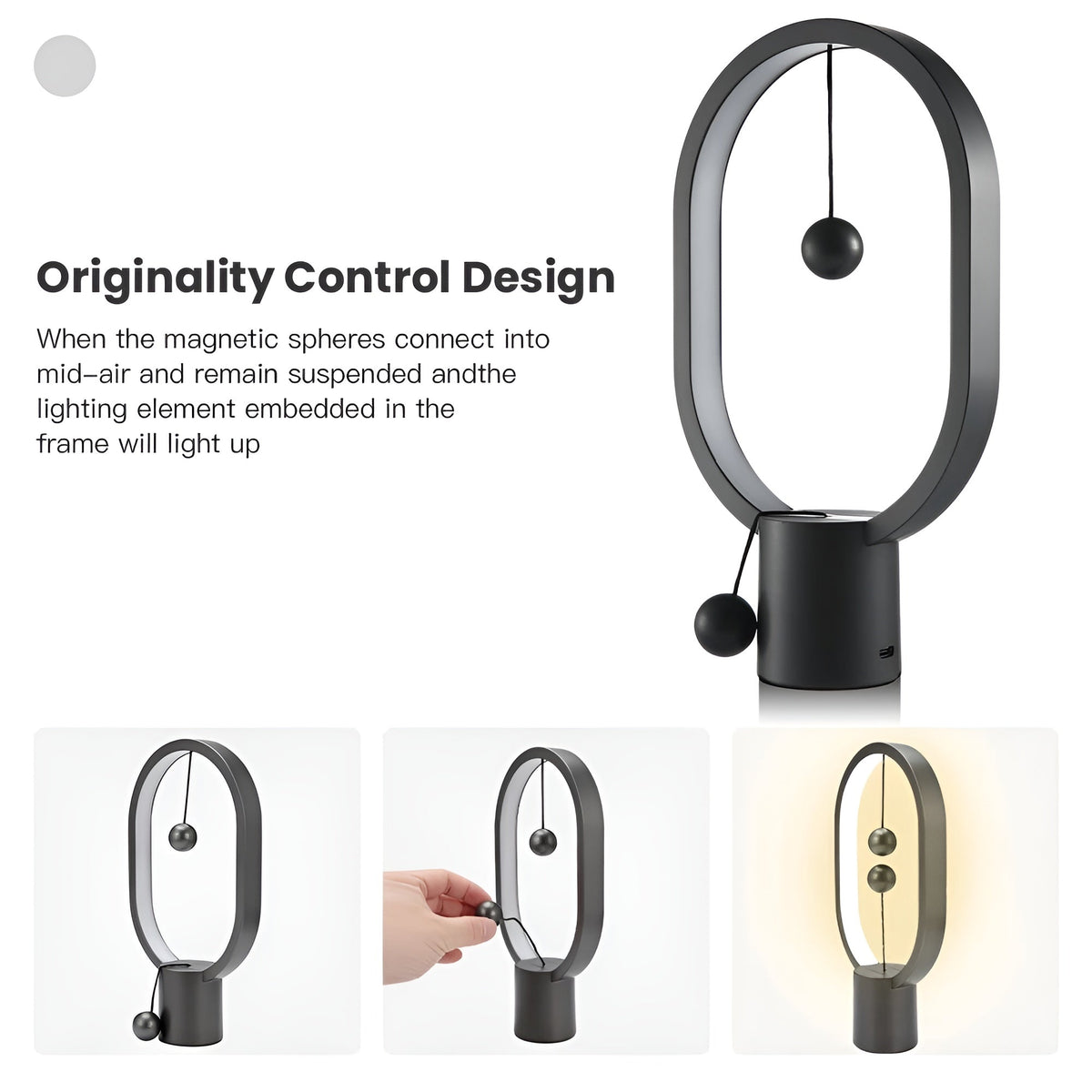 BalanceGlow - USB Rechargeable LED Design Lamp