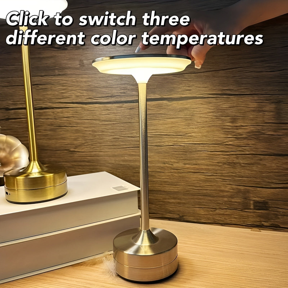 BeamEase - Rechargeable LED Desk Lamp with Touch Control