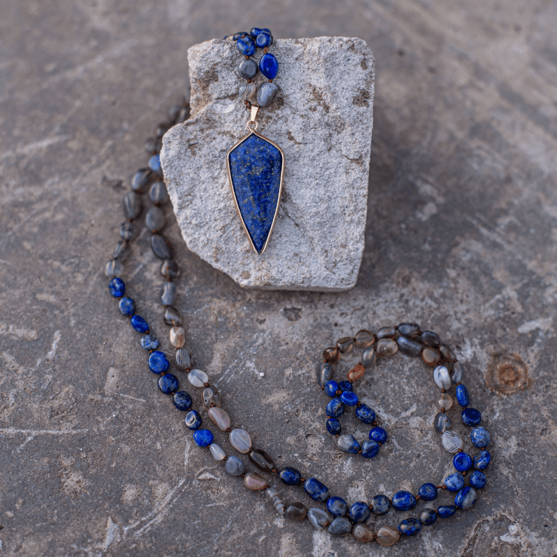 Aurealis - 108 Bead Meditation Mala Necklace