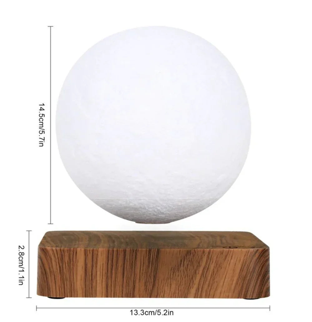 LunaGlow - Lampe lune LED d'ambiance pour intérieur