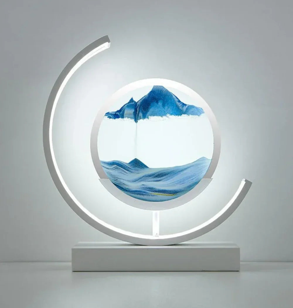 Serenova - Élégante Lampe de Table Paysage Sableux