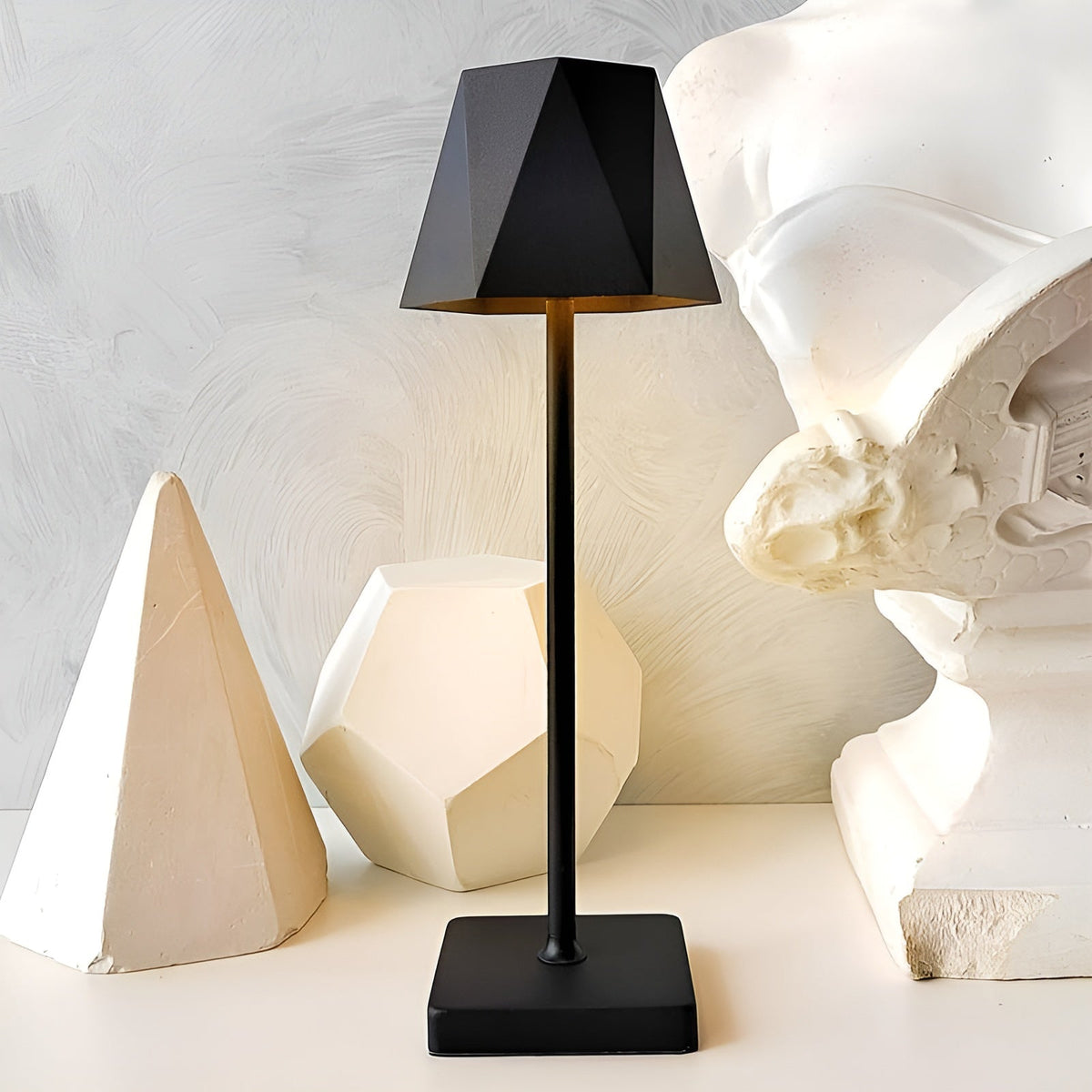 BrightLuxe - Retro Wireless Rechargeable LED Table Lamp