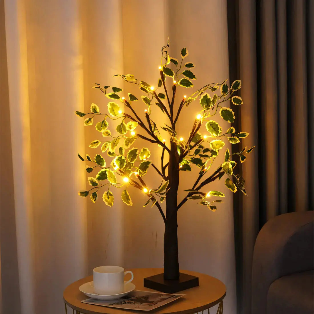 Yorwood - Warm White LED Tree Table Lamp