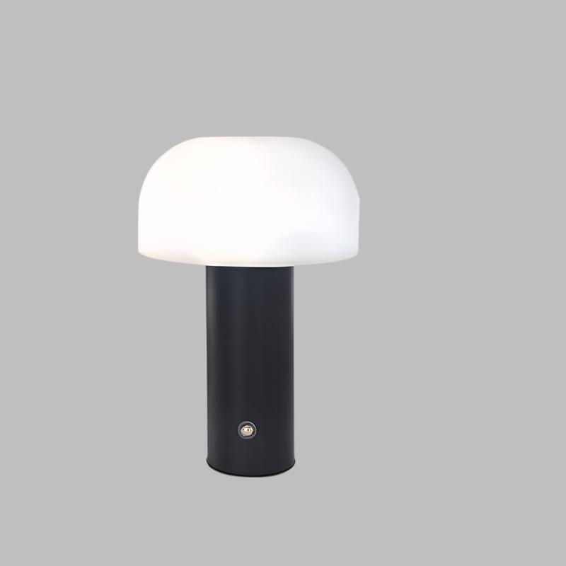 MushroomGlow Table Lamp - Elegant Cordless Light with Touch Control
