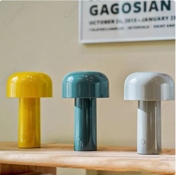 Italian Mushroom - Cordless Table Lamp for a Magical Ambiance