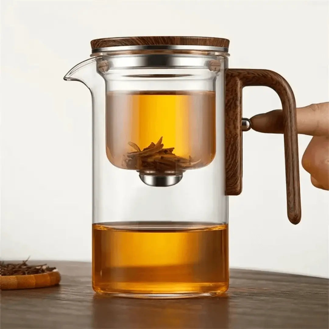 ClearBrew - Théière en verre élégante pour café et thé
