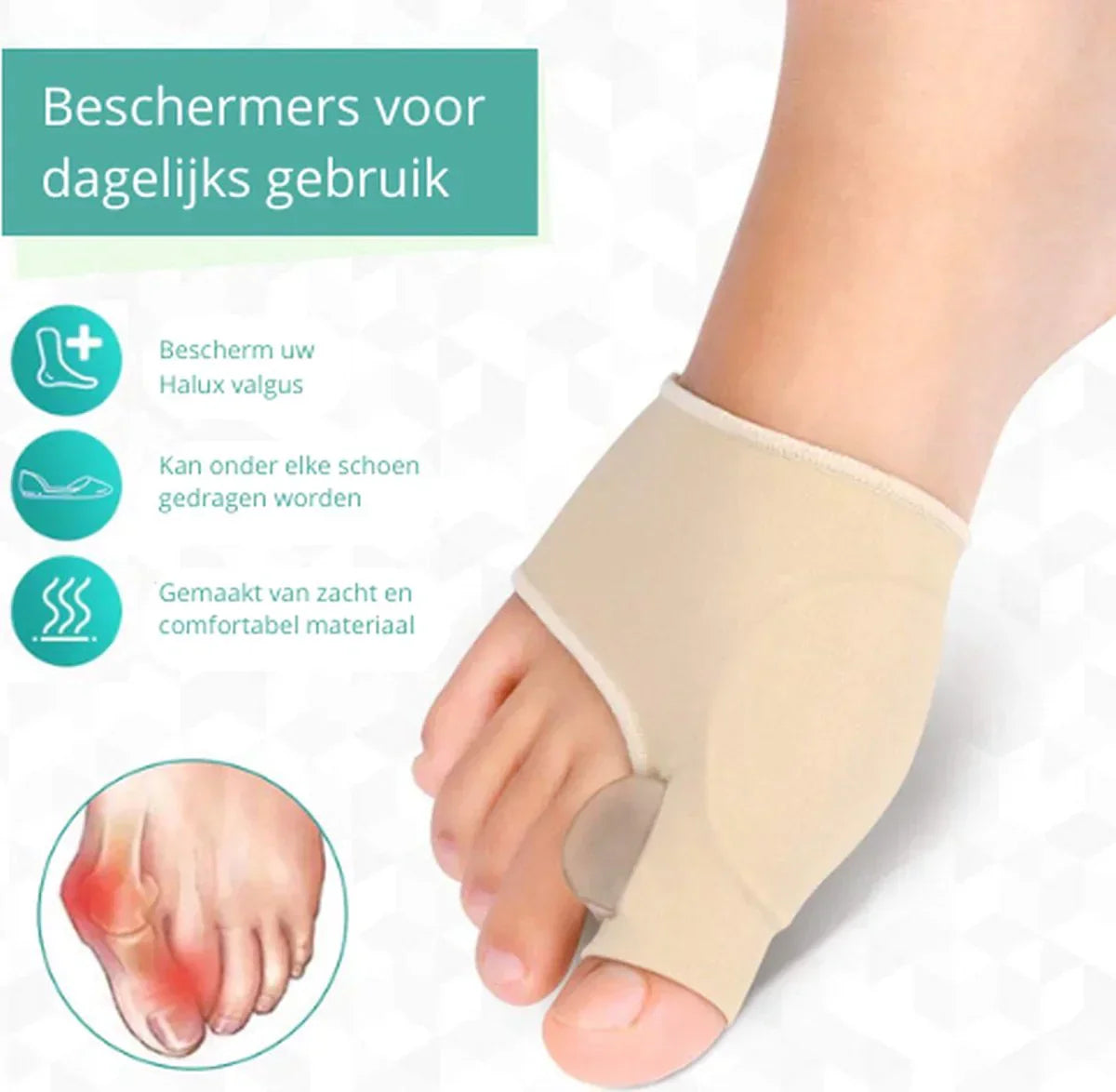 CompressCare - Hallux Valgus Toe Corrector for Lasting Comfort