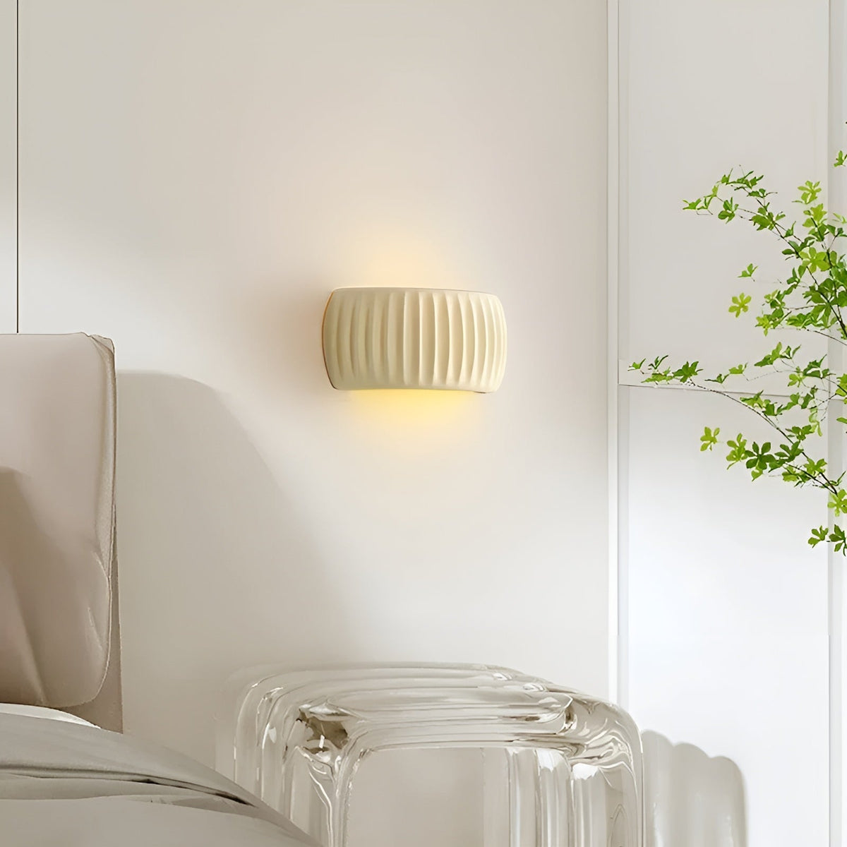 Lanzotti - Elegant Scandinavian Fluted LED Wall Sconce