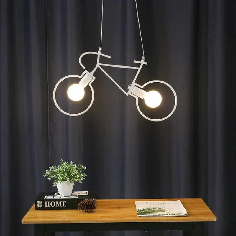 BikeGlow - Bicycle-Inspired LED Pendant Light