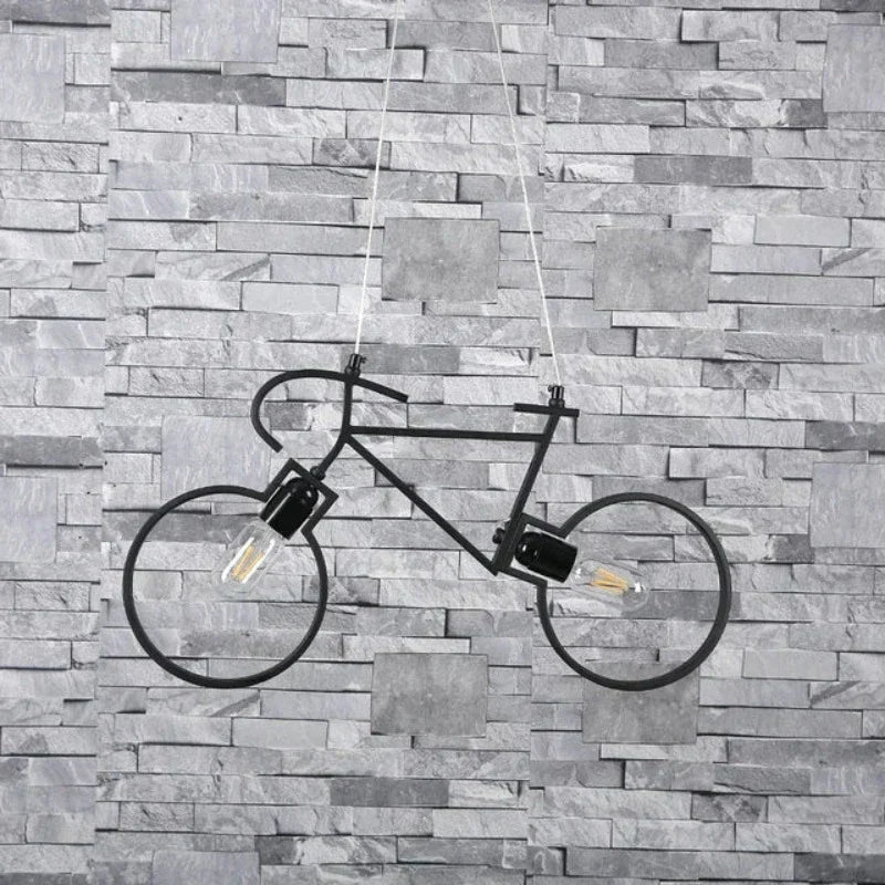 BikeGlow - Bicycle-Inspired LED Pendant Light