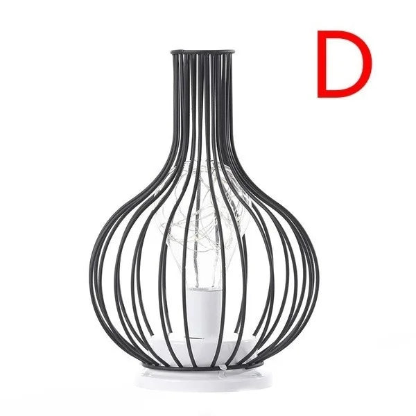 RetroEra - Minimalist Hollow-Out Retro Table Lamp
