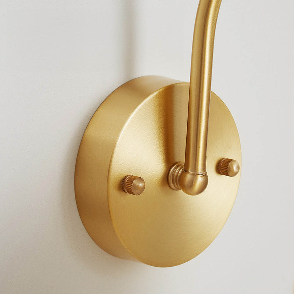 Norette - Elegant Floral Glass Wall Sconce