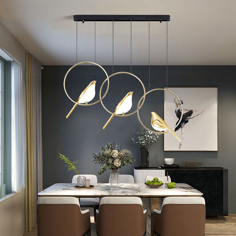 BirdLume Light - Bird-Inspired LED Pendant for Modern Interiors