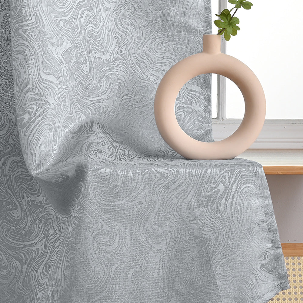 AquaLuxe Curtains - Textured Blackout Curtains for Contemporary Interiors