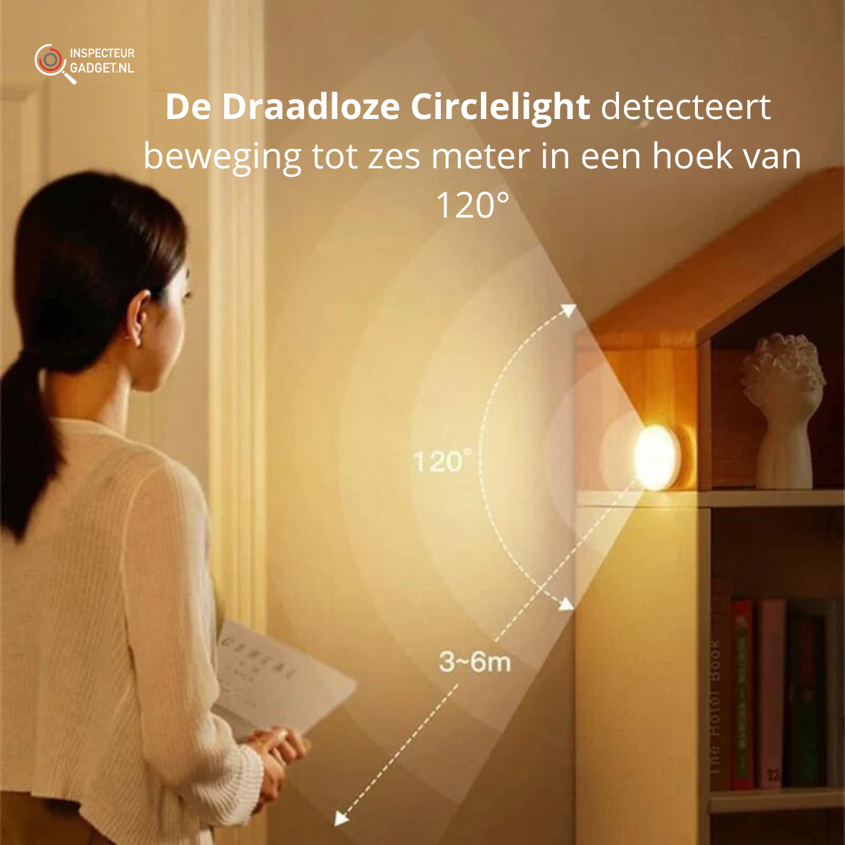 Circlelight - Lampe LED Sans Fil à Détecteur de Mouvement