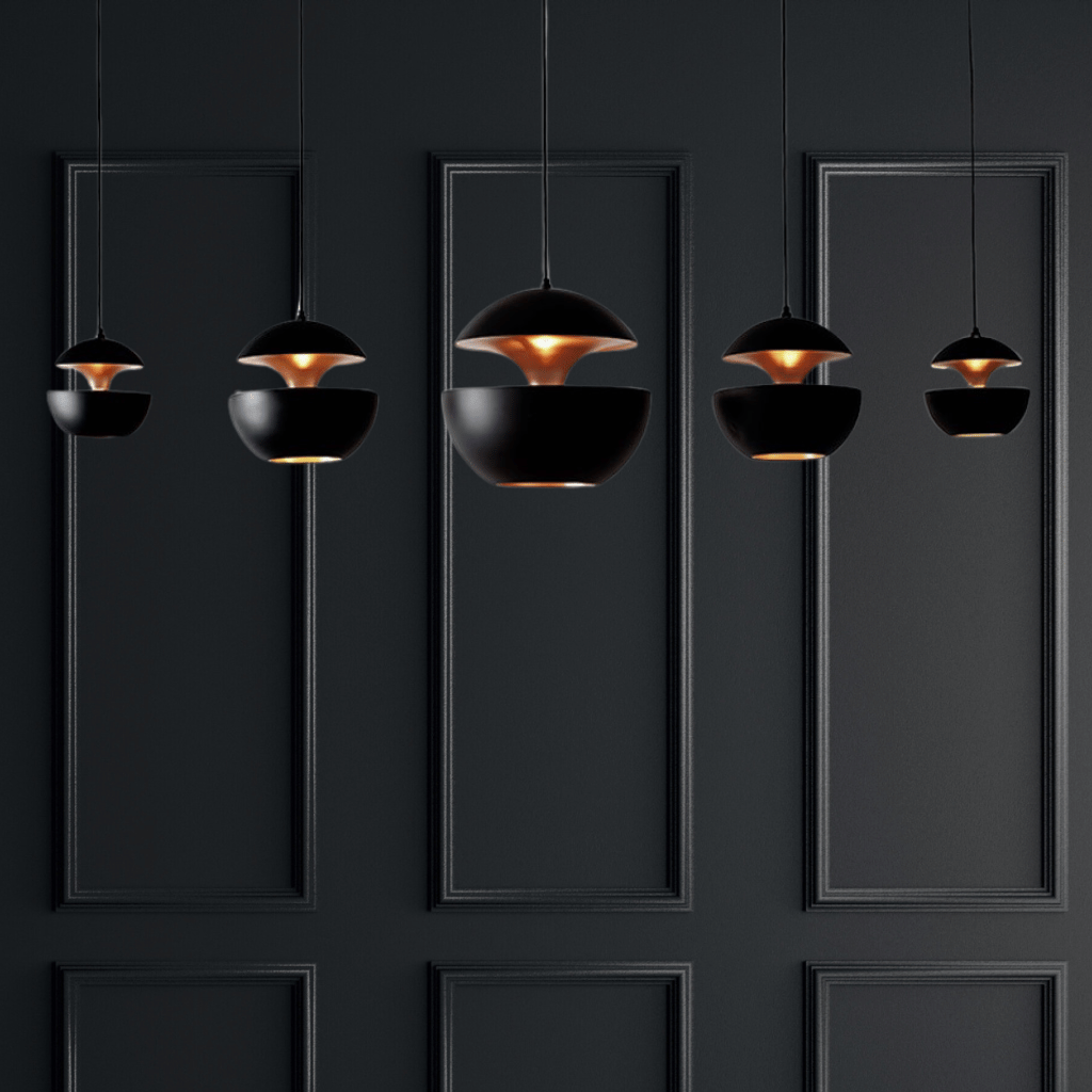 GoldGlow - Luxury Gold Pendant Light for Elegant Dining Rooms