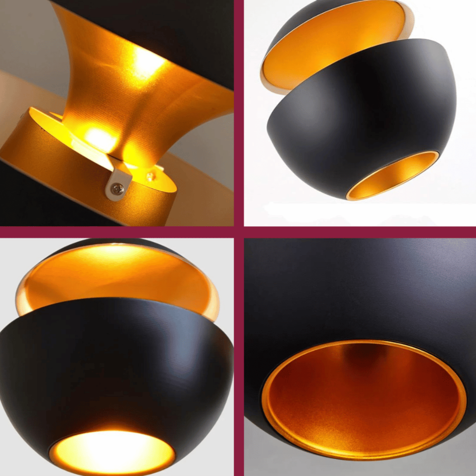 GoldGlow - Luxury Gold Pendant Light for Elegant Dining Rooms