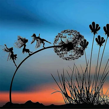 Décoration Jardin Enchantée | Artisanat Unique avec Effet Magique | Décoration Extérieure Résistante aux Intempéries 1