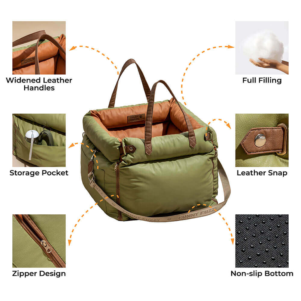 PawLuxury - Deluxe Car Seat for Dogs