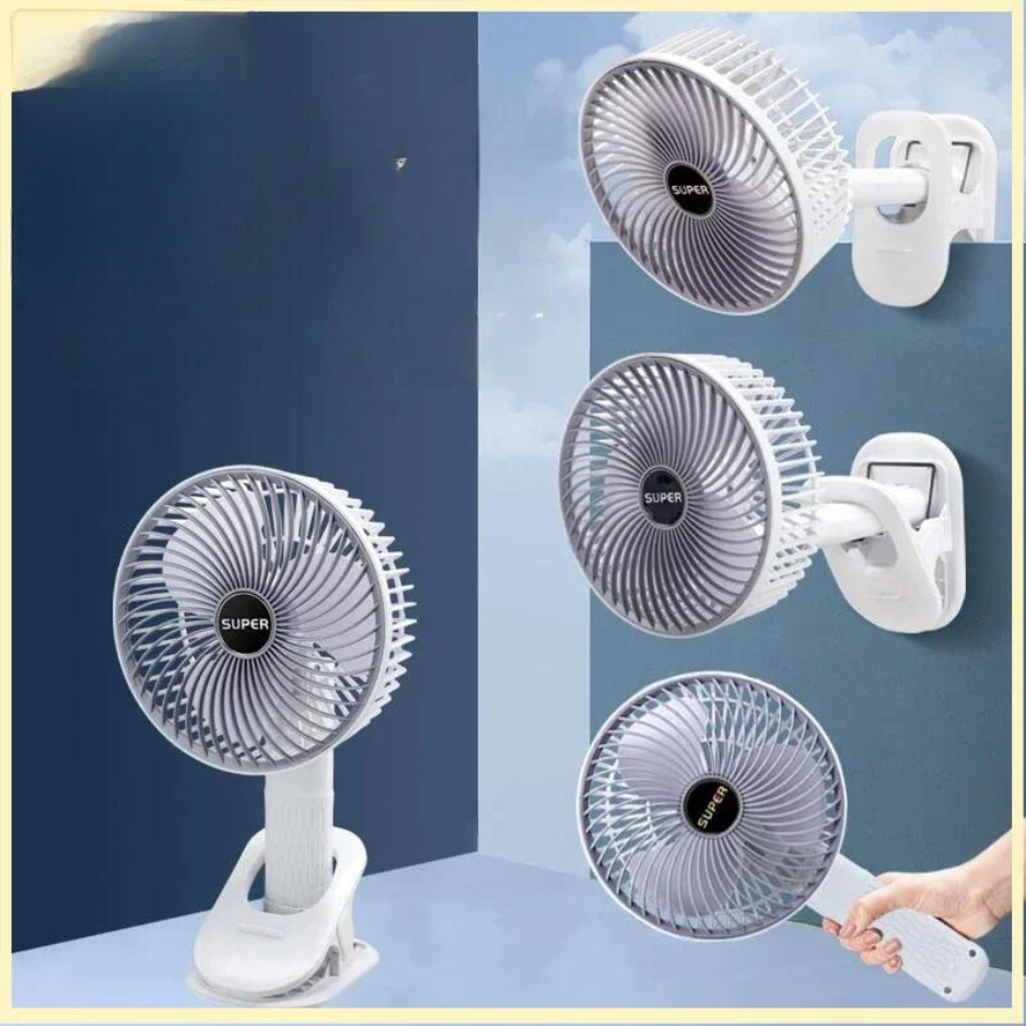 BreezeWave - Ventilateur 4-en-1 Portable pour un Refroidissement Puissant