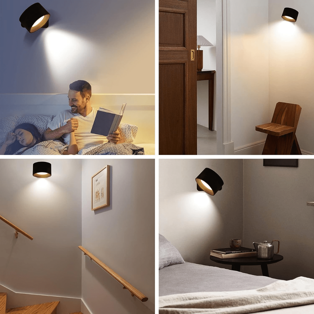 FlexiLamp - Rechargeable Wireless 360° LED Wall Light