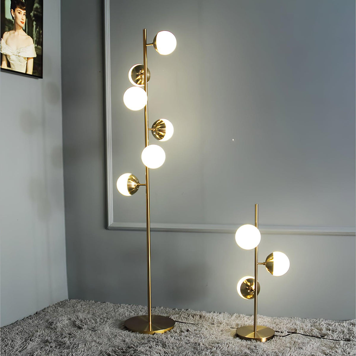 Doppler - Elegant Retro LED Floor Lamp