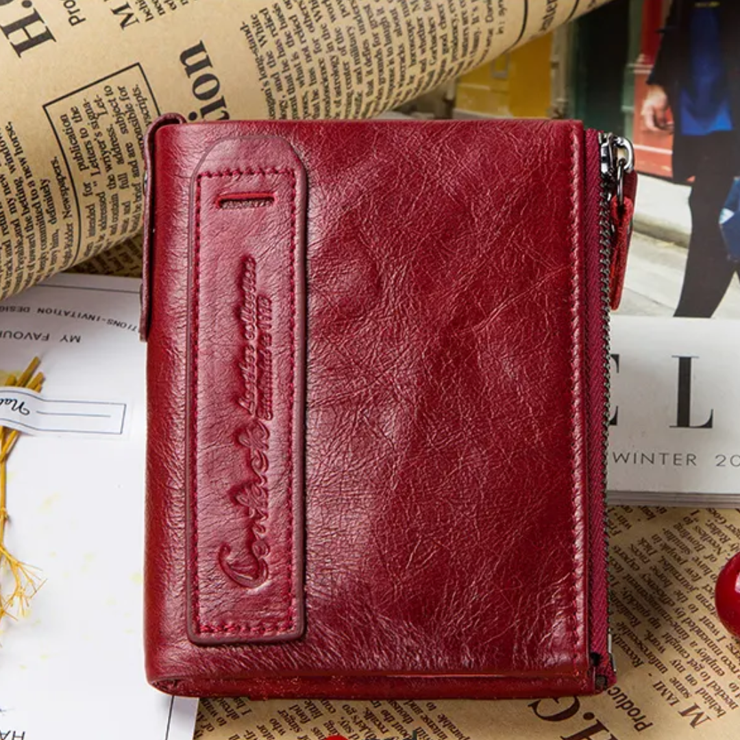 CompactWallet - Portefeuille Compact Double Zip