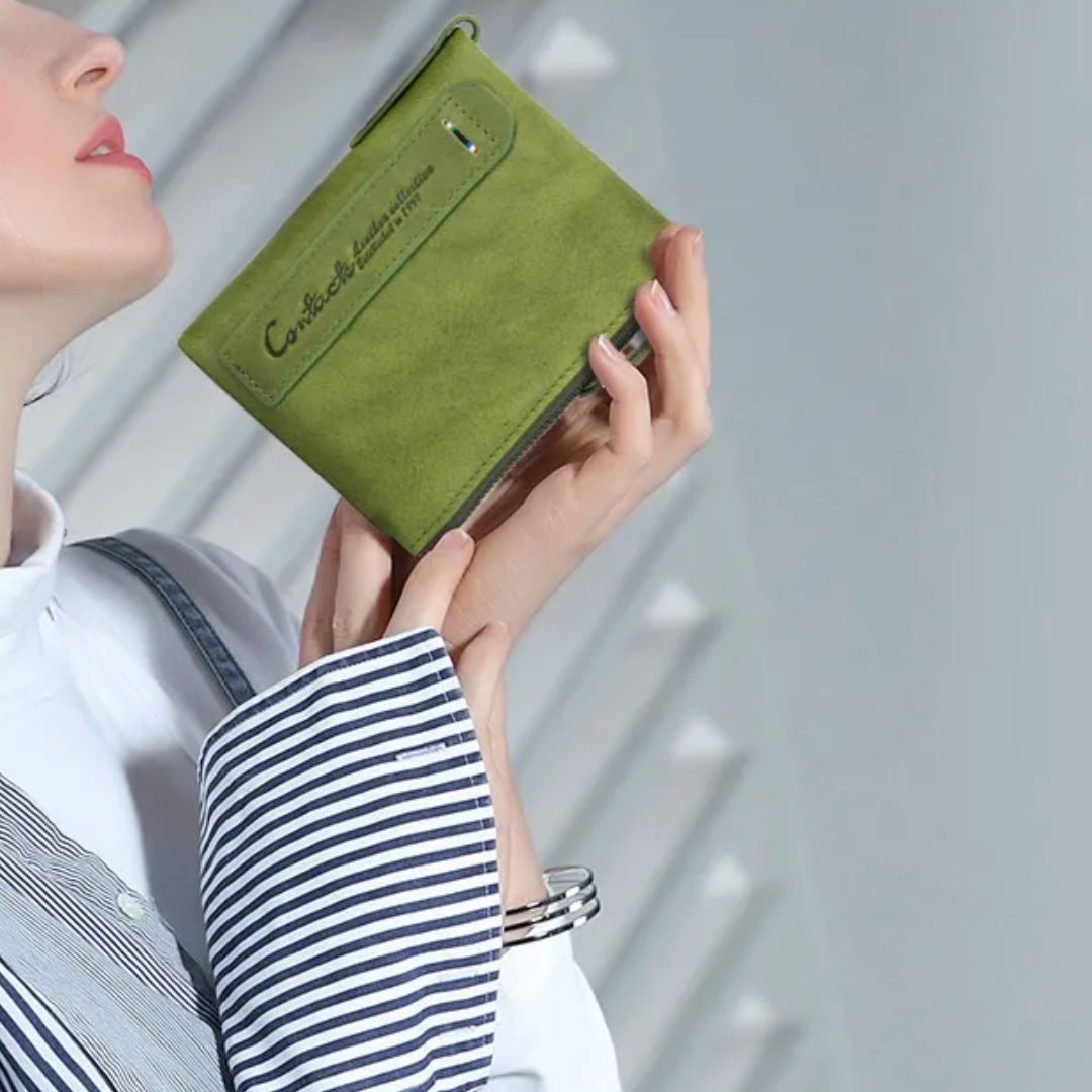 CompactWallet - Portefeuille Compact Double Zip