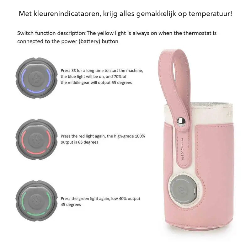 Smart Mama - Chauffe-biberon portable sans fil pour bébé