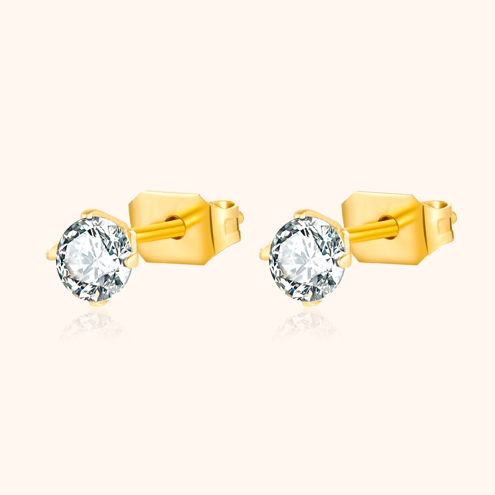 Mira - Mini Stud Earrings with Sparkling Zirconia