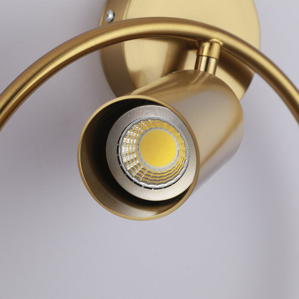 FlammeLuxe - Gold Wall Sconce for a Warm Ambiance