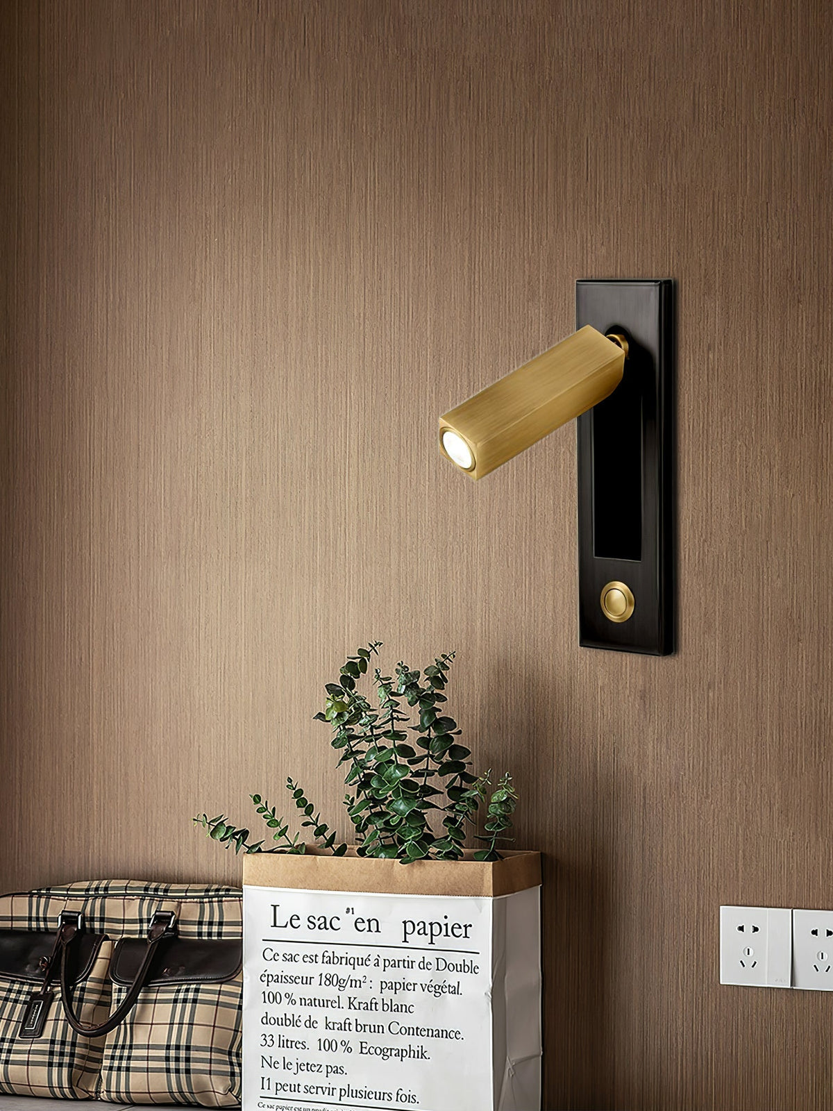 Embedded Light - Minimalist LED Bedside Wall Sconce