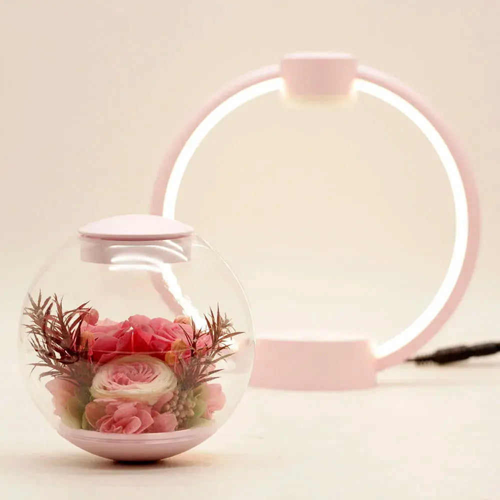 EternalGlow - Magnetic Levitating Lamp with Eternal Flower LED
