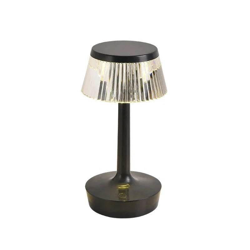 Crystal Pendant - Rechargeable Cordless Crystal Table Lamp
