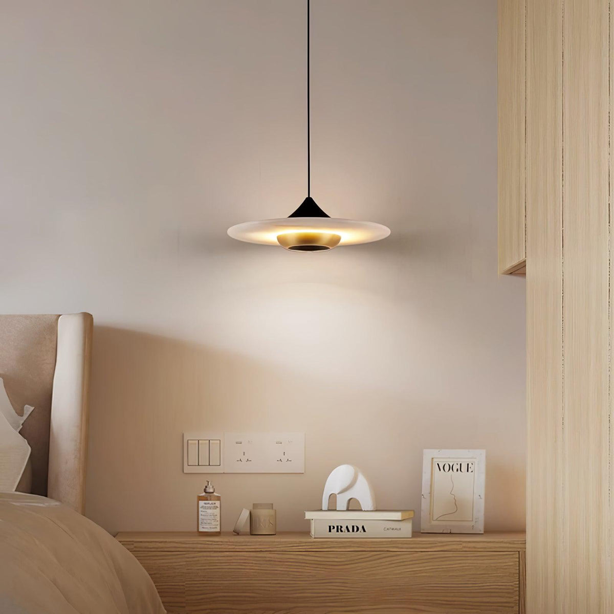 OrbeMarbre Pendant Light - Modern Luxury Marble LED