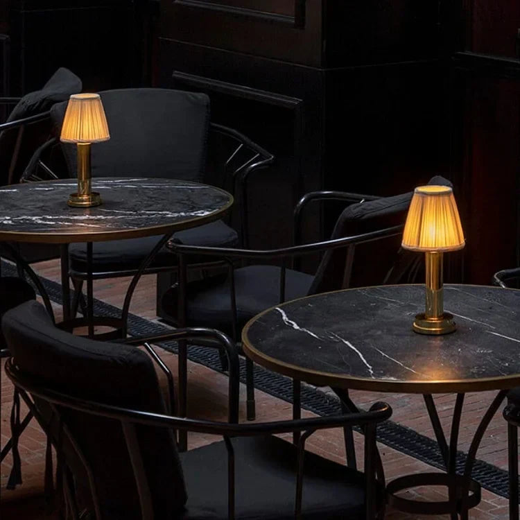 GleamLight - Raw Brass Table Lamp for Refined Lighting