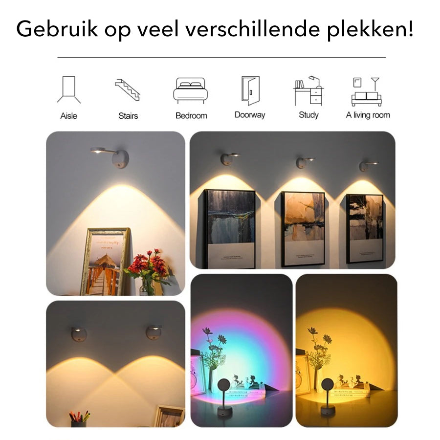 Gallery Light - Applique murale LED sans fil et orientable
