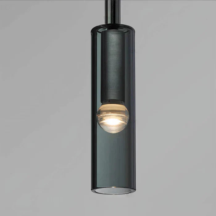 SoleilFumé - Scandinavian Wall Sconce in Smoked Glass