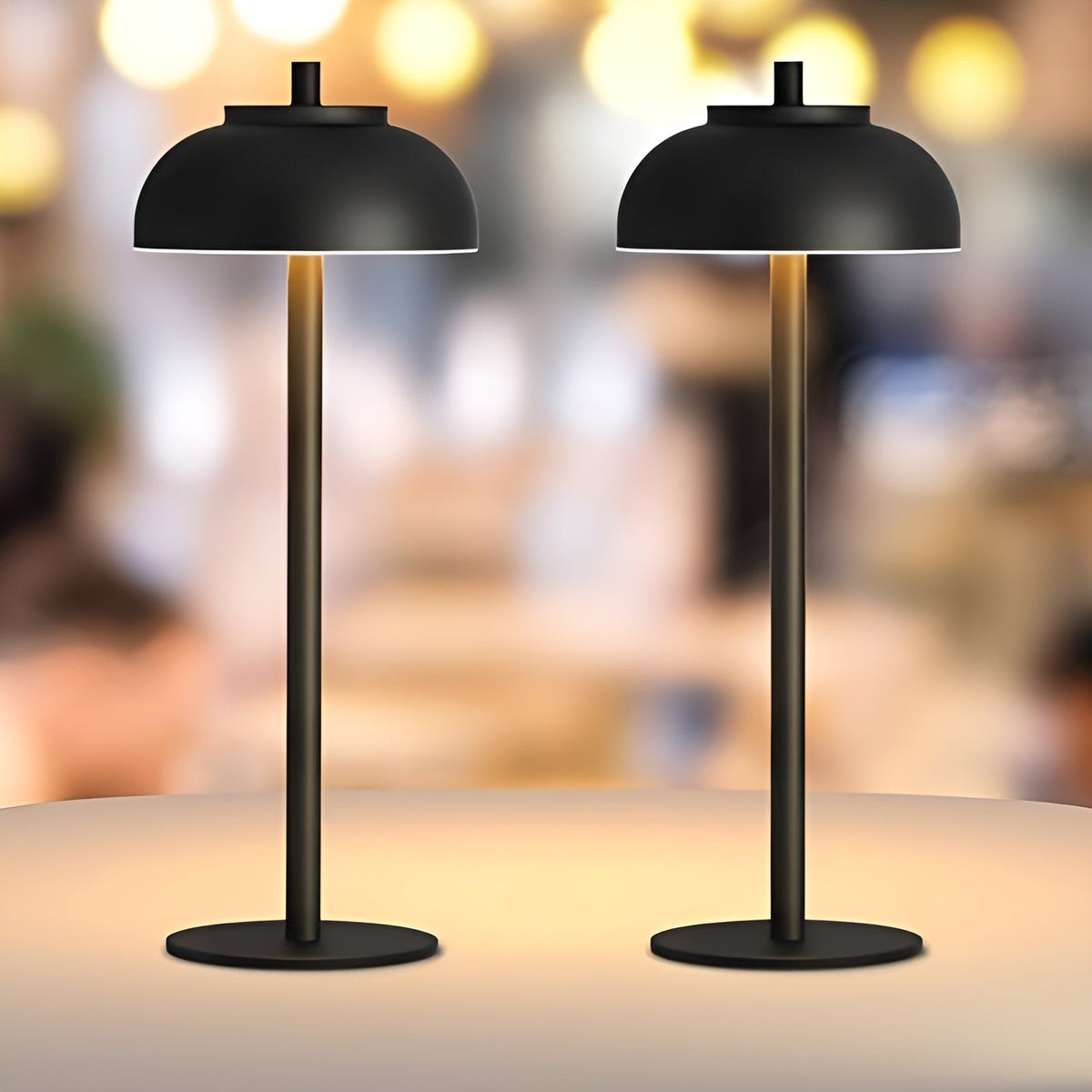 GlowMate - Dimmable Wireless Rechargeable LED Table Lamp