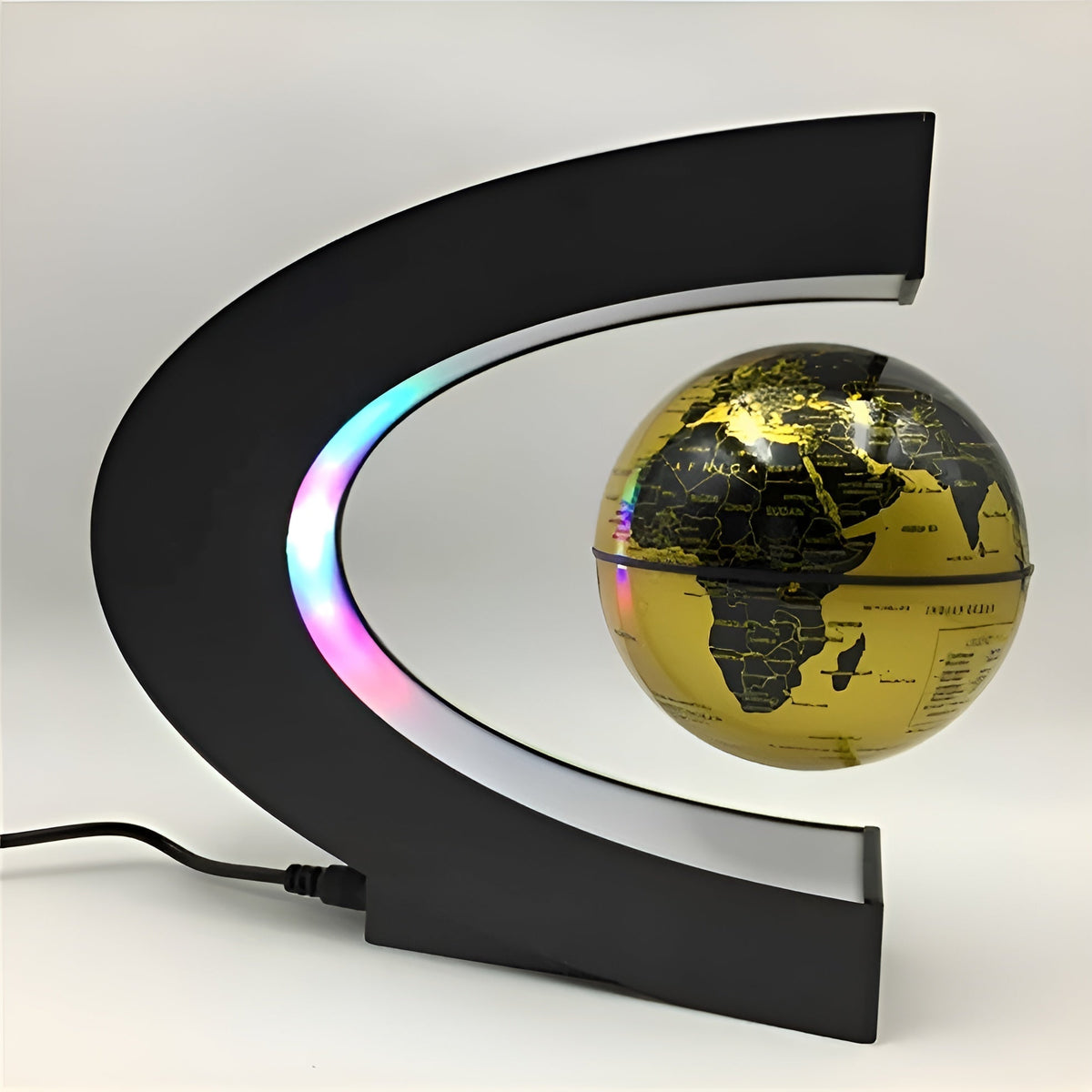 GravityGlow - Magnetic Levitating Globe with LED