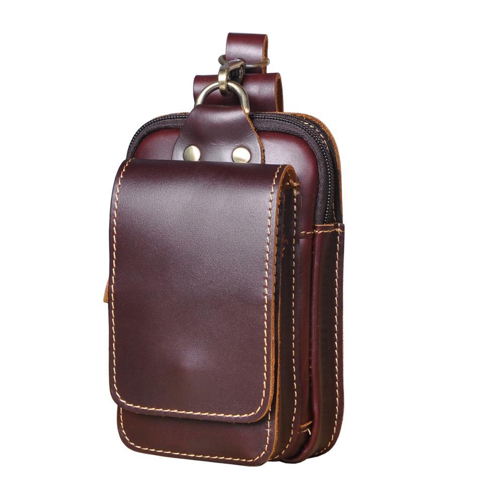 EliteGuard - Sac Banane Cuir Luxe Homme 25x15cm