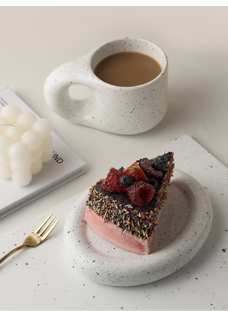 Timeless Elegance - Handmade Porcelain Cup and Saucer Set