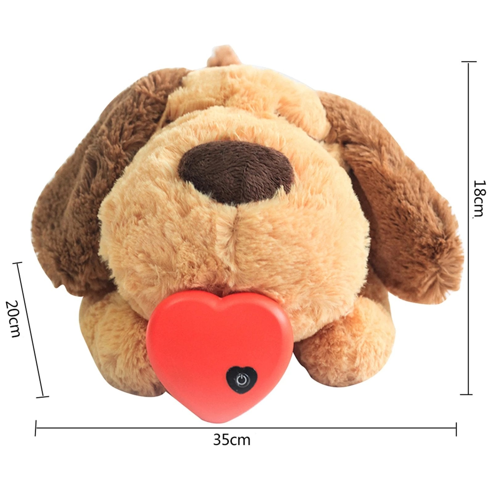 CuddlePup - Cozy Plush Play Companion for Dogs