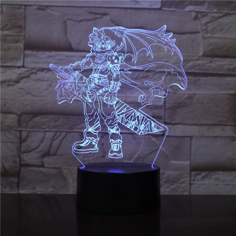 3D Fantasy Lamp - LED Optical Illusion Night Light in 7 Colors