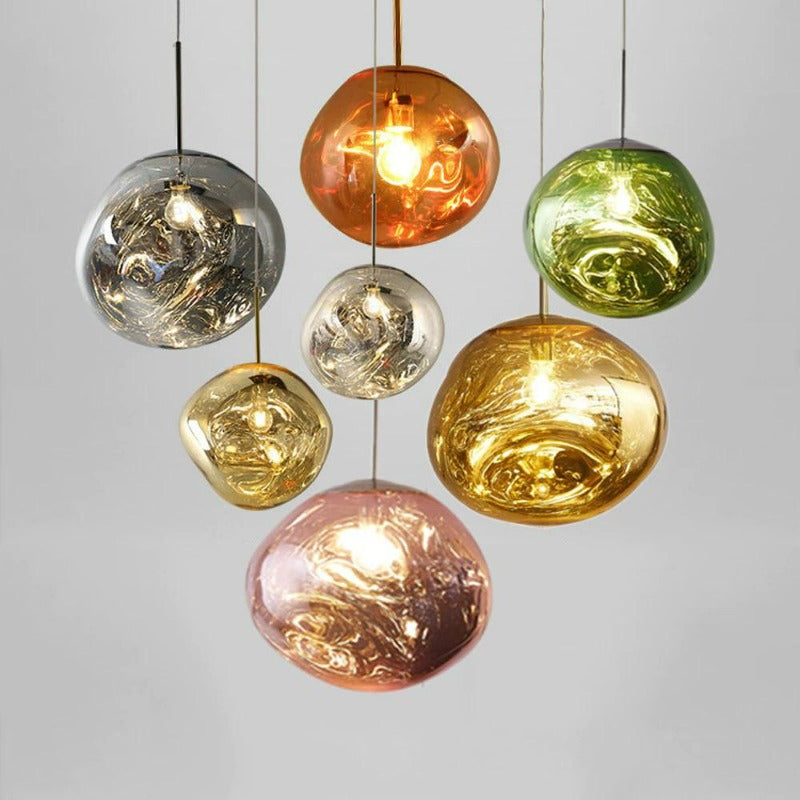 Chroma Glow - Colorful Pendant Light with Elegant Design