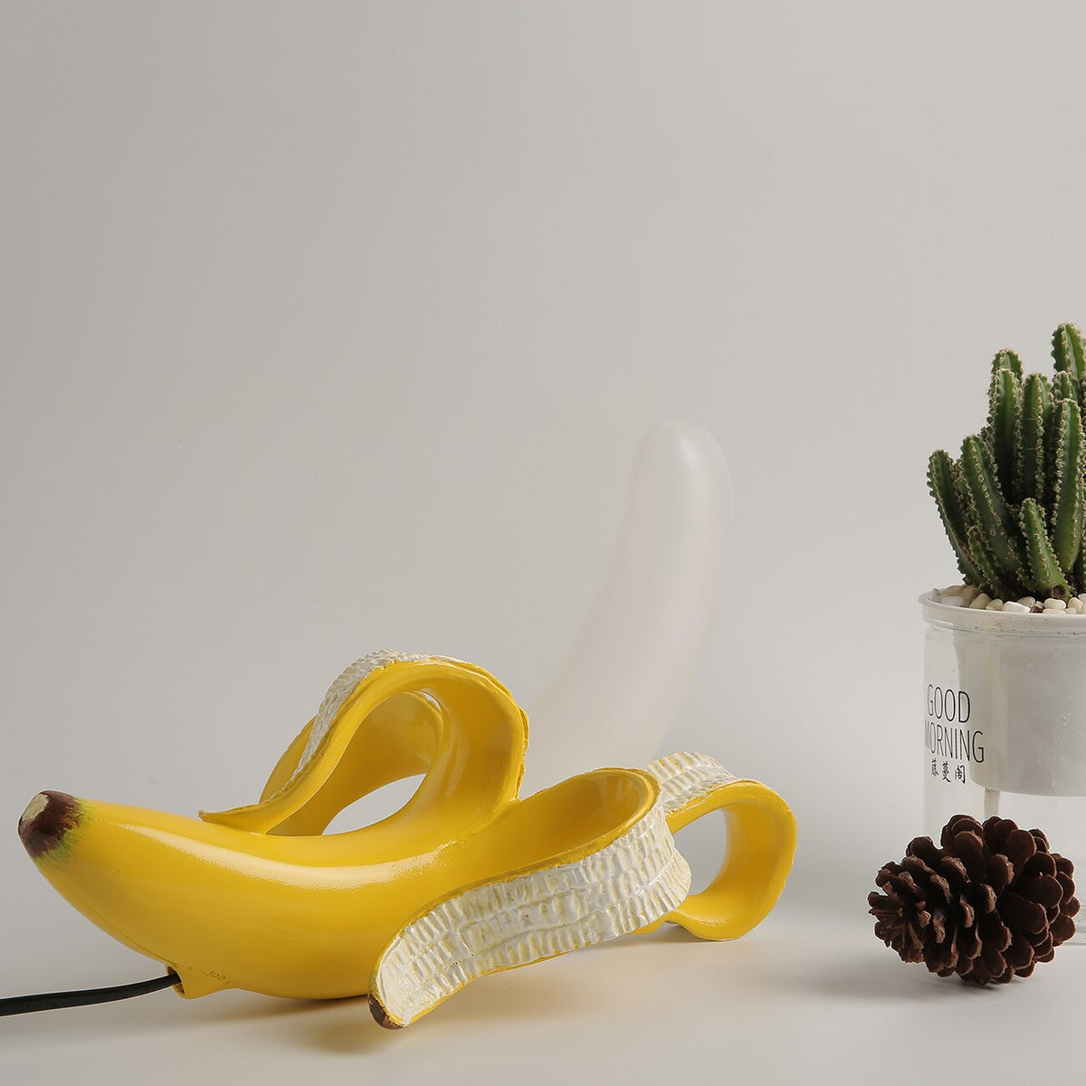 Banana Lights - Elegant Art Deco Resin Table Lamp