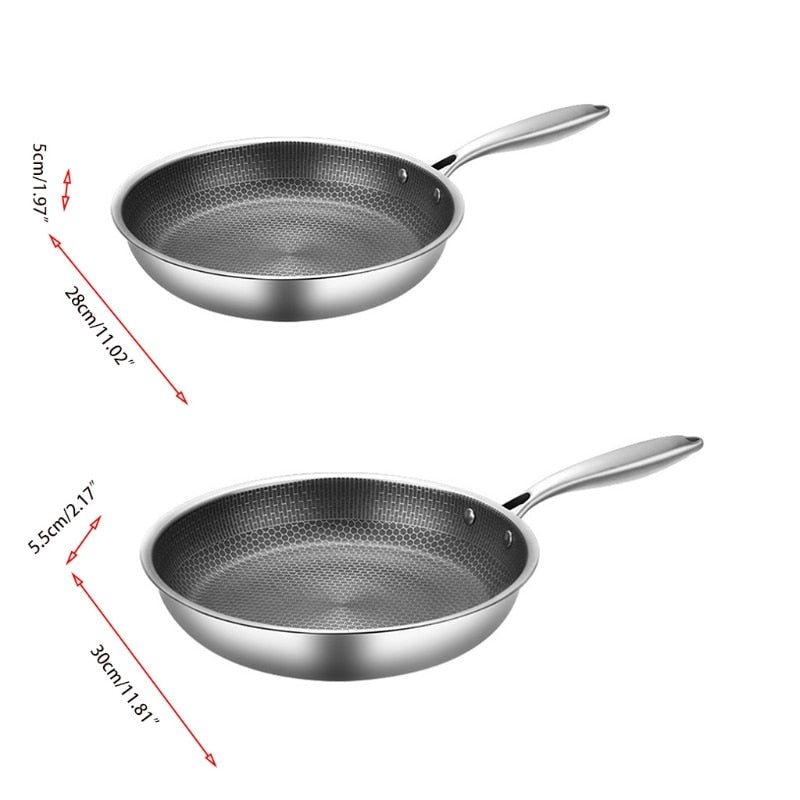ProCook Elite - Poêle antiadhésive en acier inoxydable