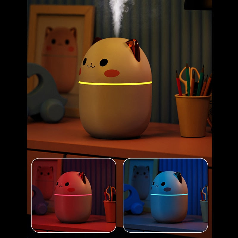 GlowMist Humidifier - Humidificateur Stylé Maison