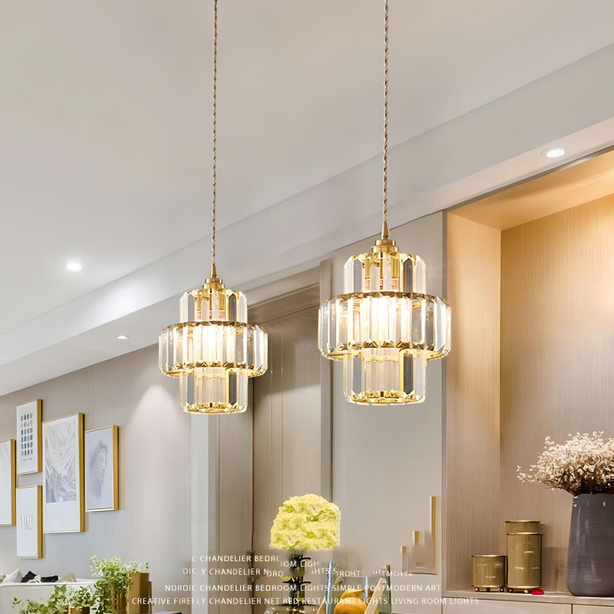 Fernando - Luxurious Crystal Ceiling Light for Elegant Spaces