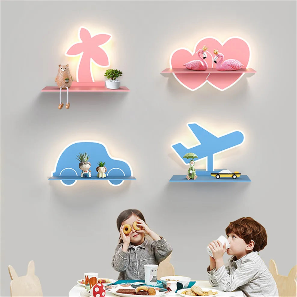 SkyFlyer Lamp - LED Airplane Wall Sconce for Kids' Bedroom